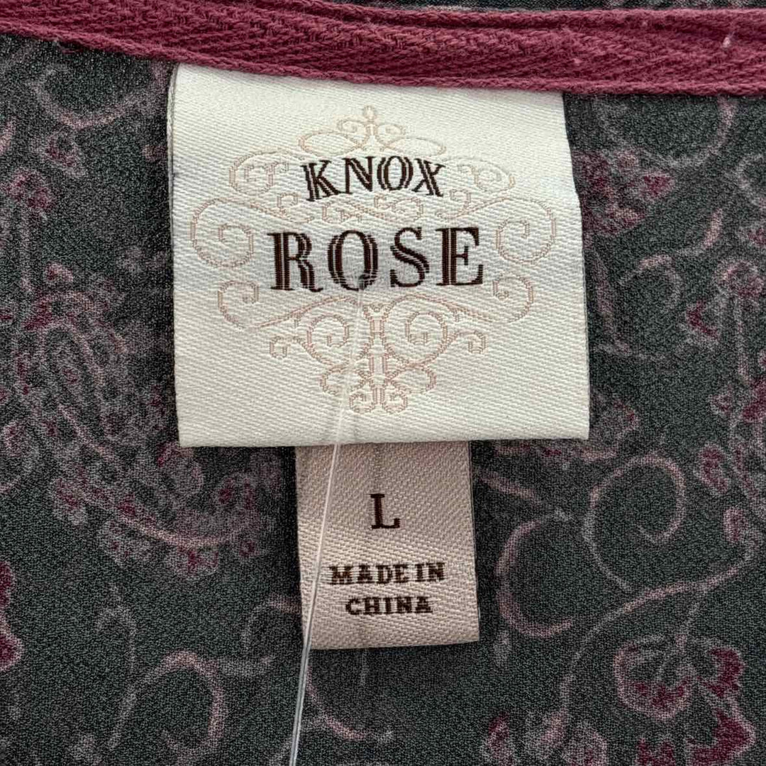 Size L KNOX ROSE Multi-Color Shirt