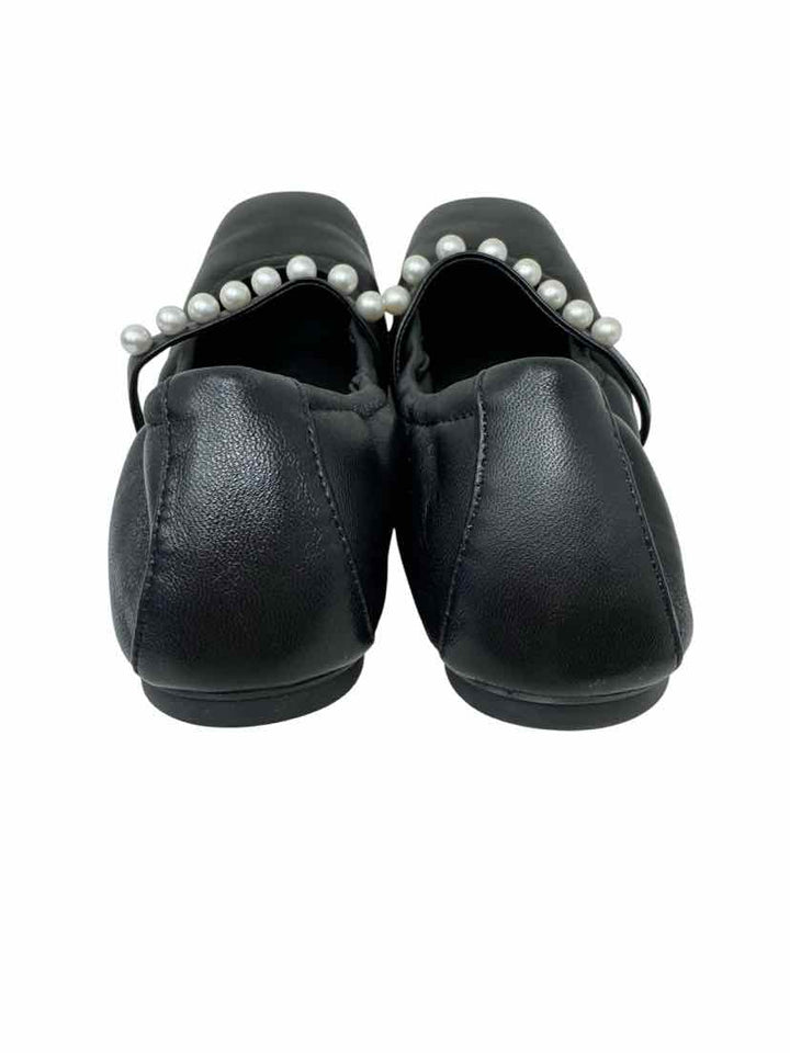 Shoe Size 8.5 Stuart Weitzman Black Flats