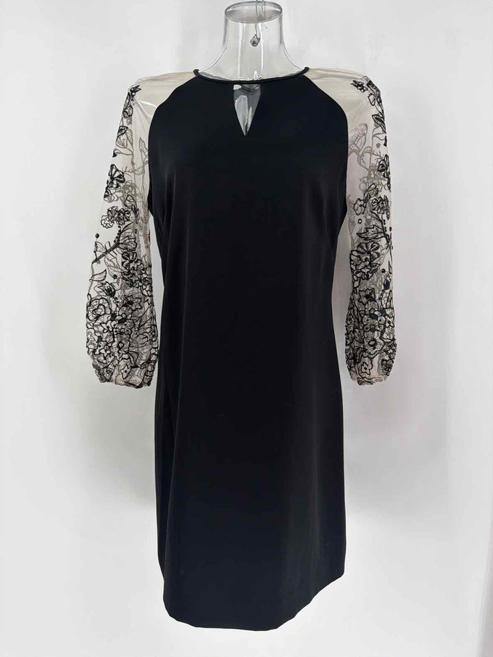 Size 12 KAY UNGER Black Dress