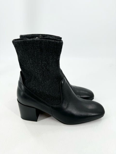 Shoe Size 9 Aqatalia Black Leather Boots