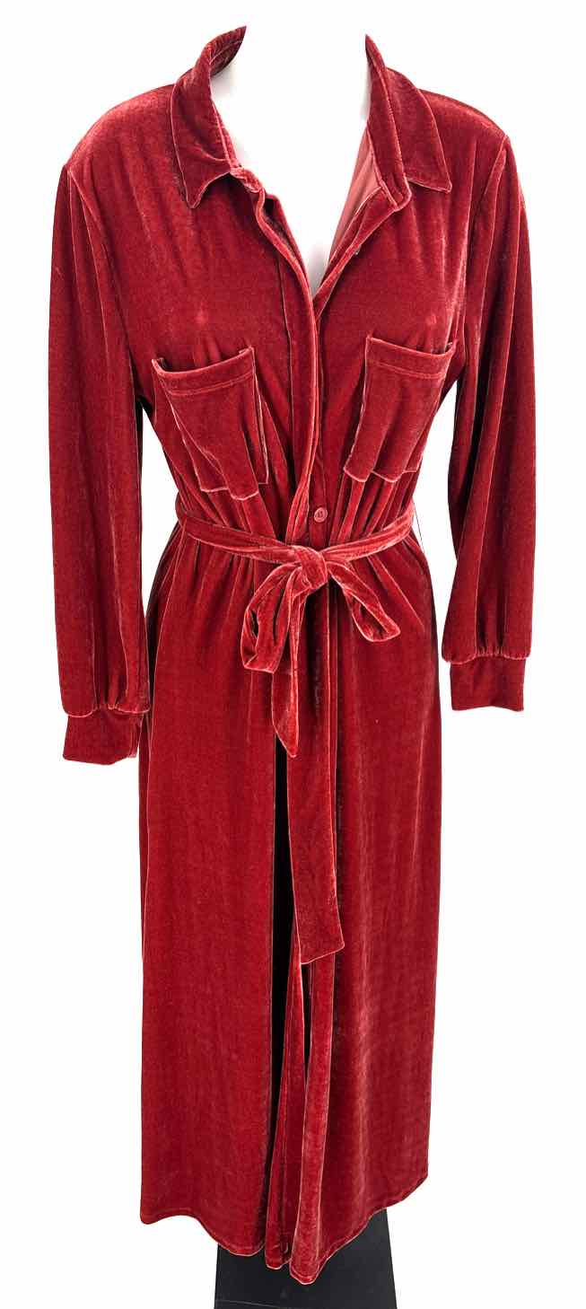 Size S Red Velvet Dress