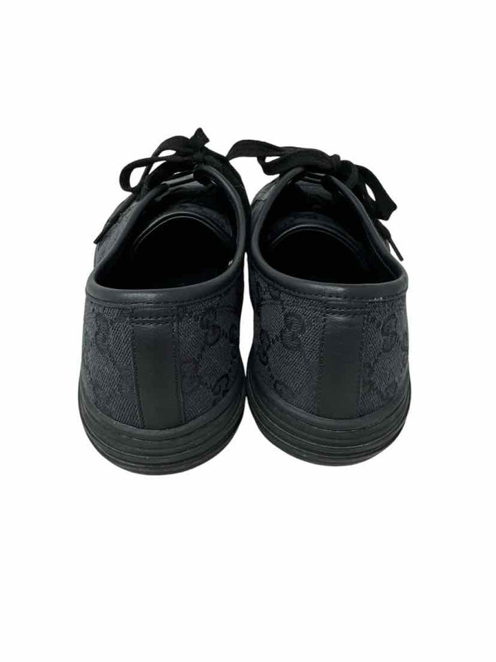 Shoe Size 39.5 Gucci Black Canvas Luxury - Sneakers