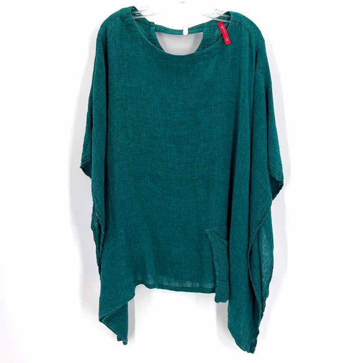 Size XL Green Linen Shirt