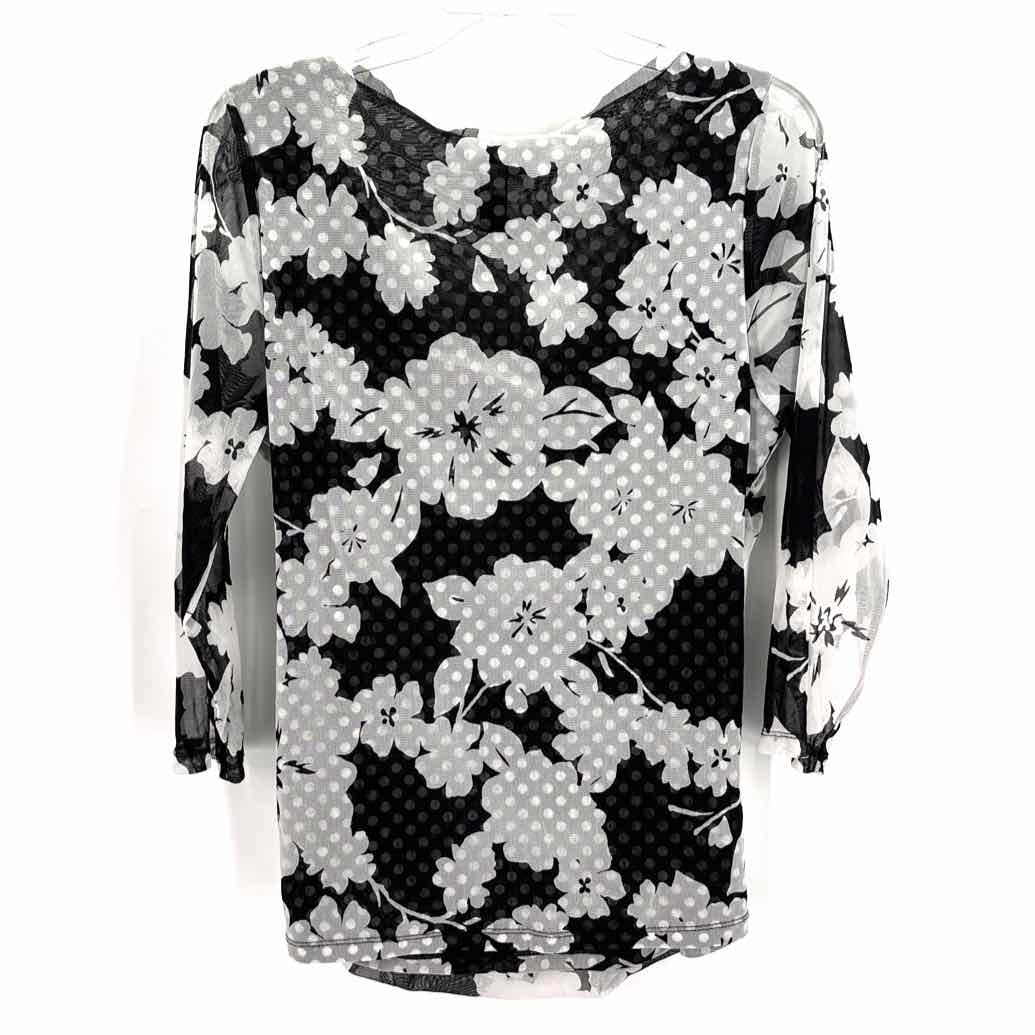 Size XL INC Black/White Shirt