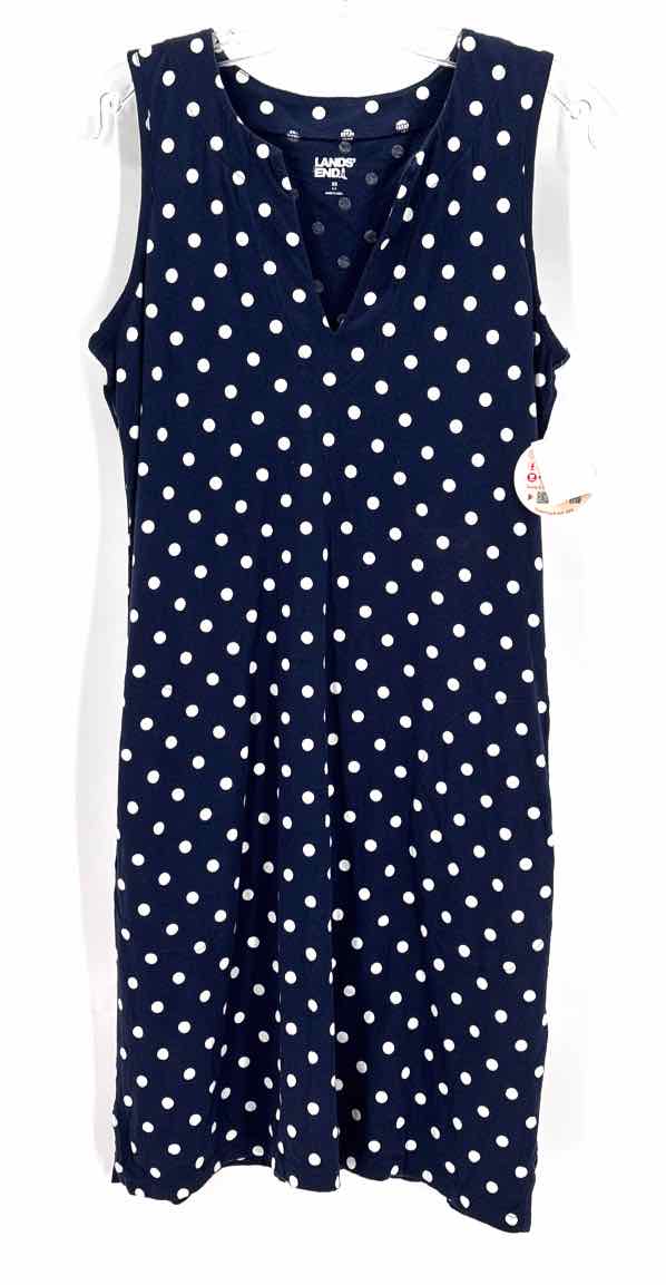 Size XS LAND END Navy Dress