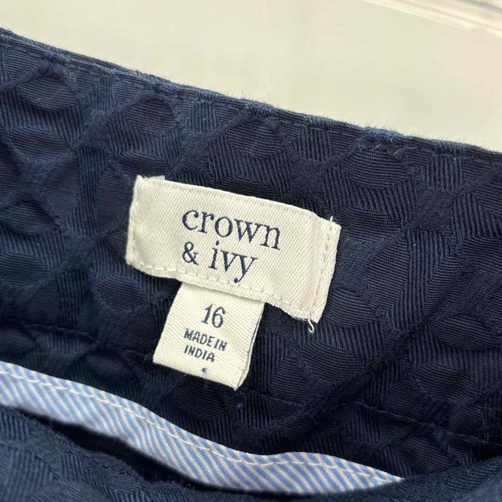 Size 16 CROWN & IVY Navy Shorts