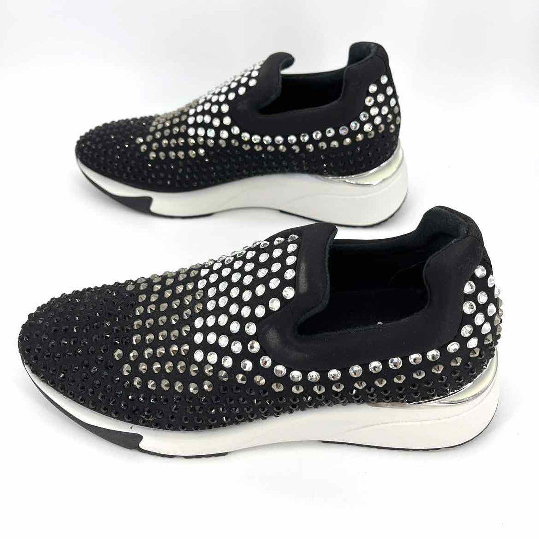 Shoe Size 10 INC Black Rhinestone Sneakers