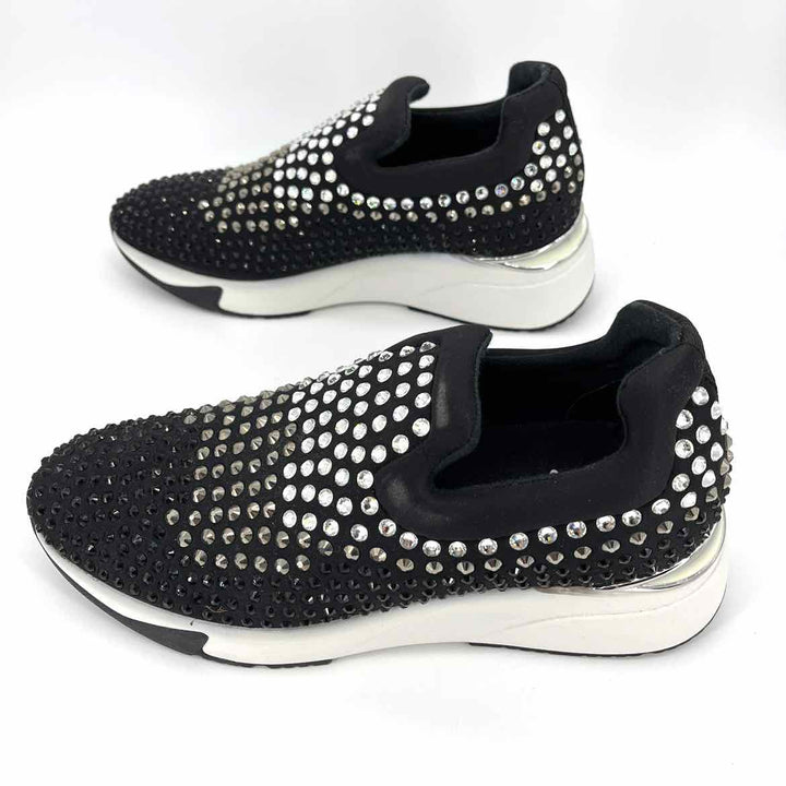 Shoe Size 10 INC Black Rhinestone Sneakers