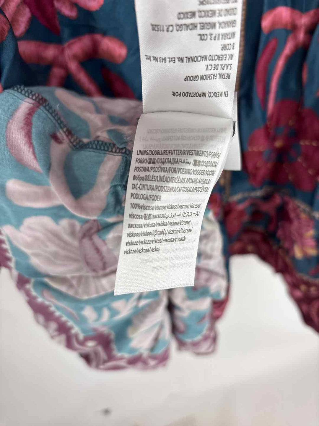 Size L FARM RIO Teal Dress