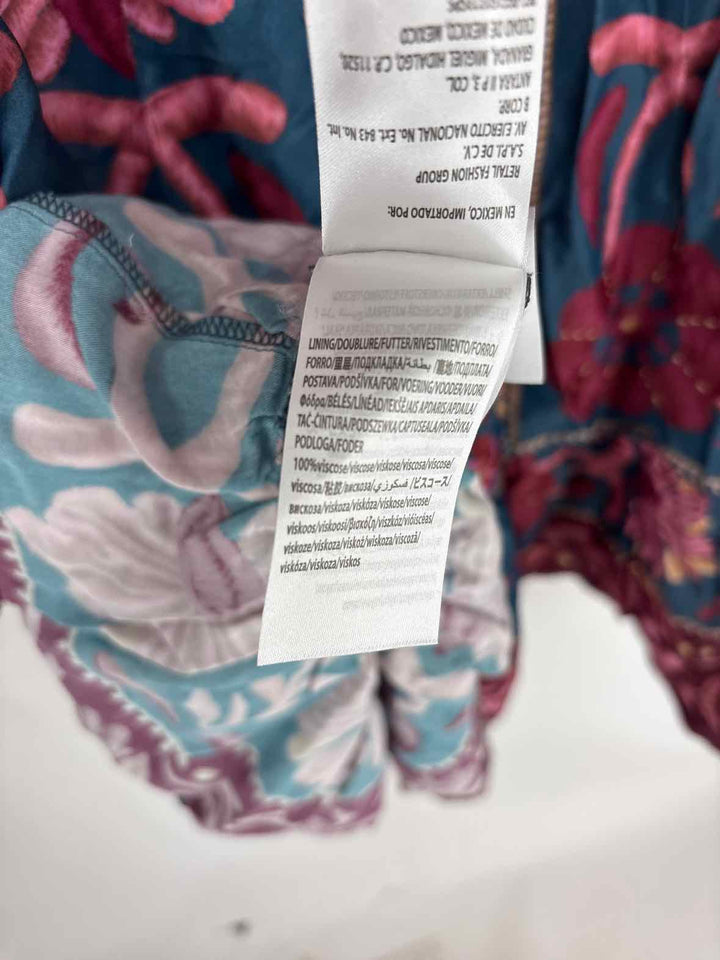 Size L FARM RIO Teal Dress