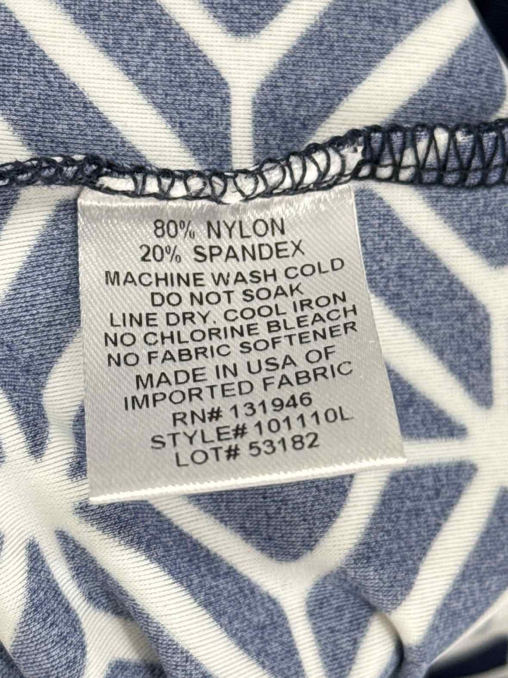 Size XL Navy Print Dress