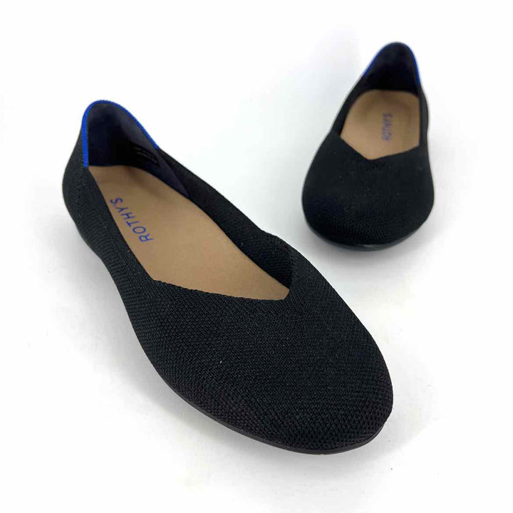 Shoe Size 6 ROTHY'S Black Flats