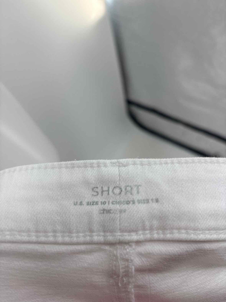 Size 10 Chico's White Shorts