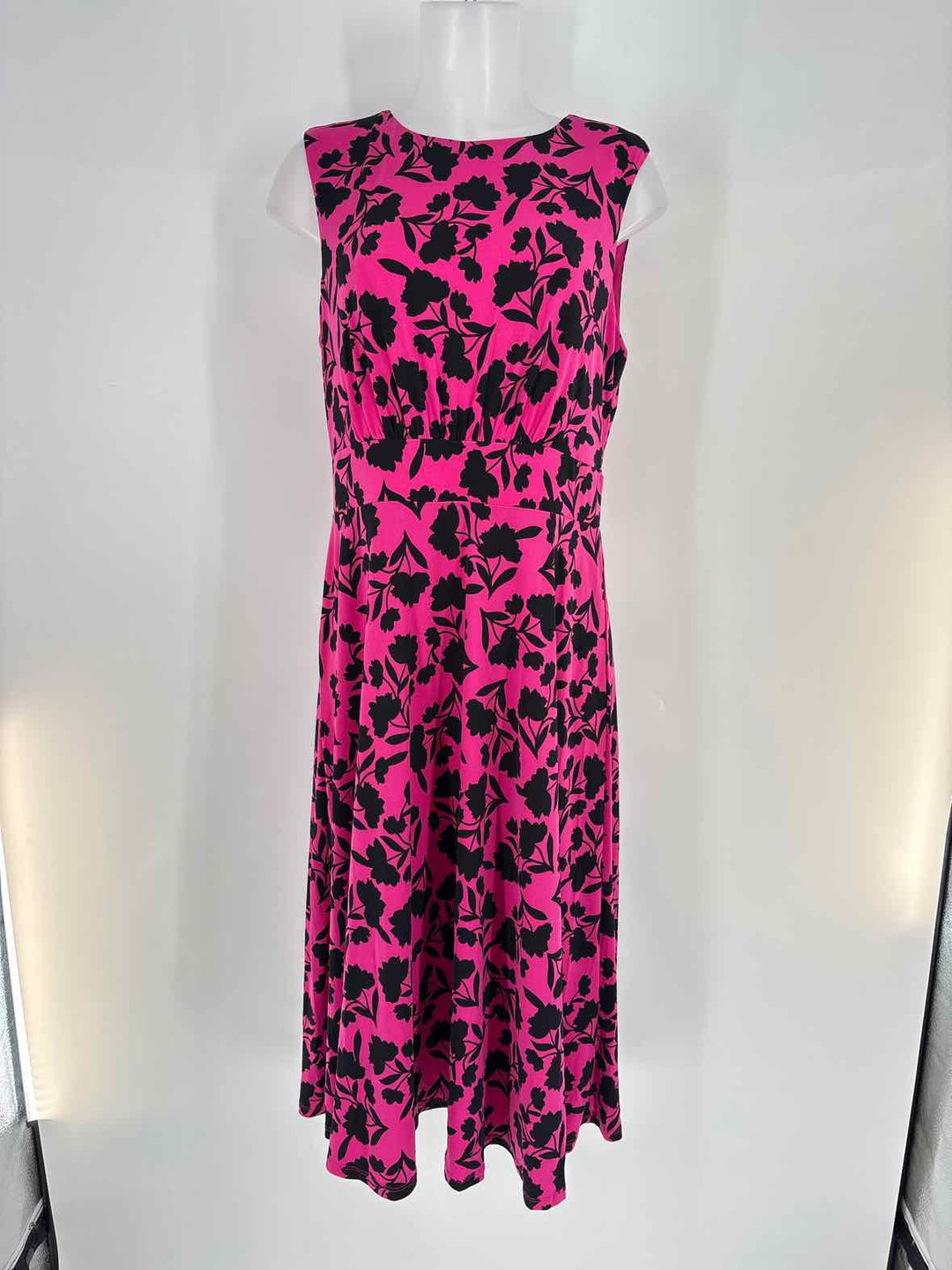 Size 14 LONDON TIMES PINK PRINT Dress