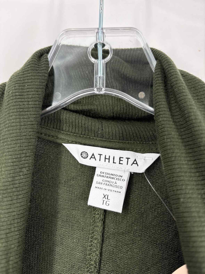 Size XL Athleta Olive Cardigan