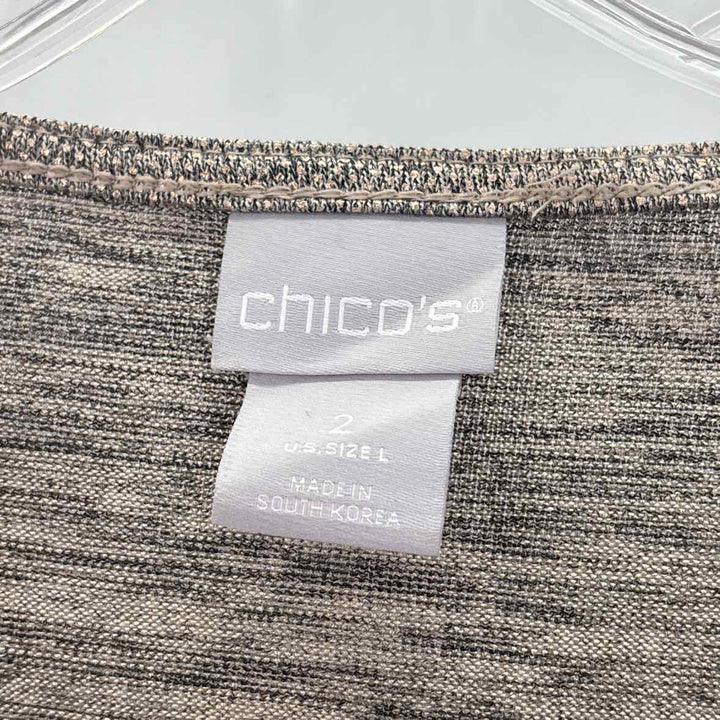 Size L Chico's Bronze Shirt