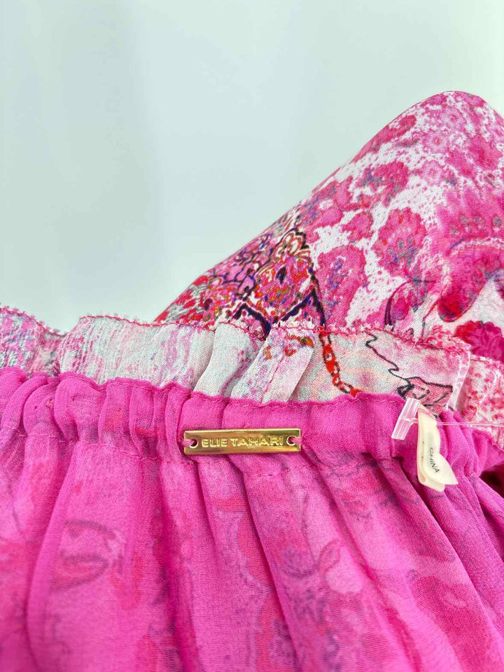 Size M ELIE TAHARI Pink Shirt