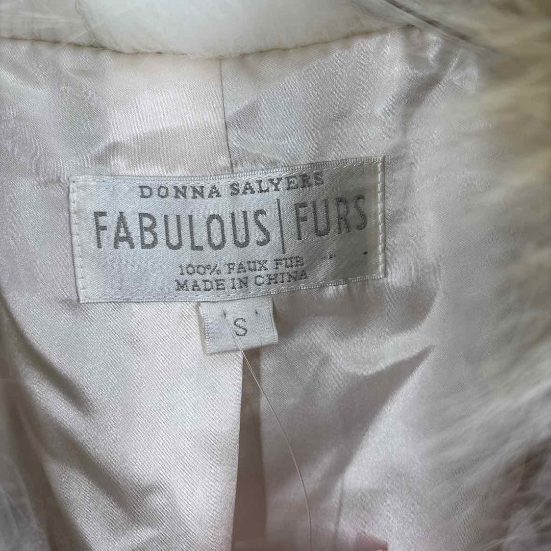Size S Multi-Color Faux Fur Coat