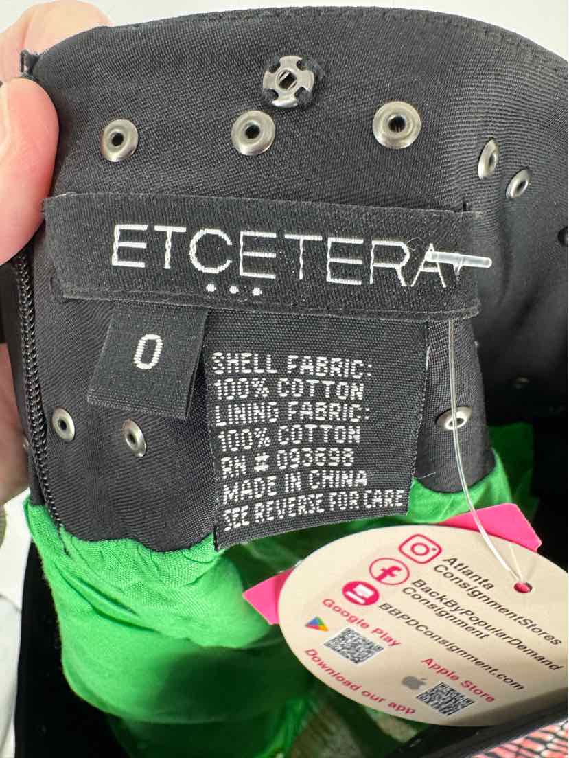 Size 0 ETCETERA Multi-Color Skirt