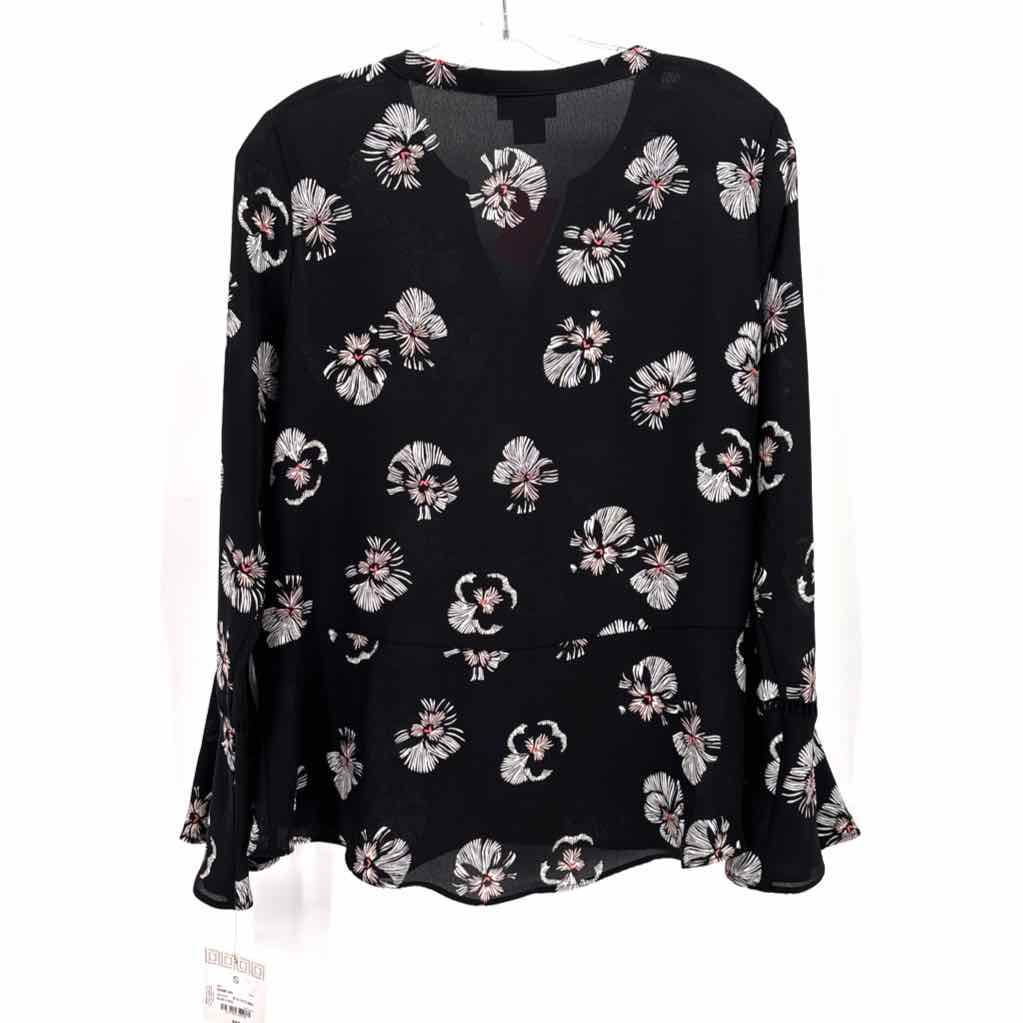Size S LIZ CLAIBORNE Black Shirt