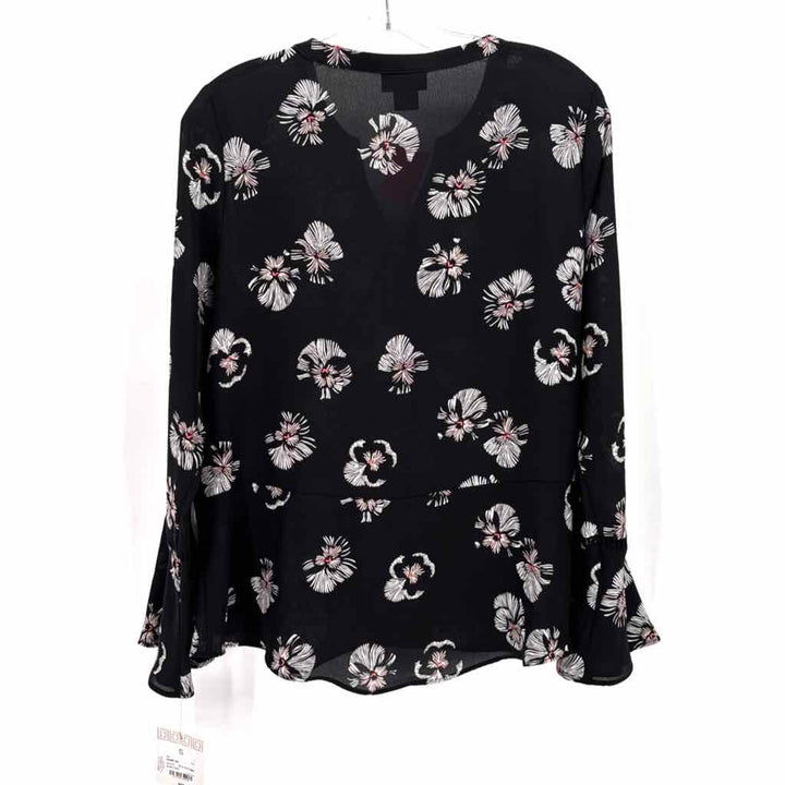 Size S LIZ CLAIBORNE Black Shirt