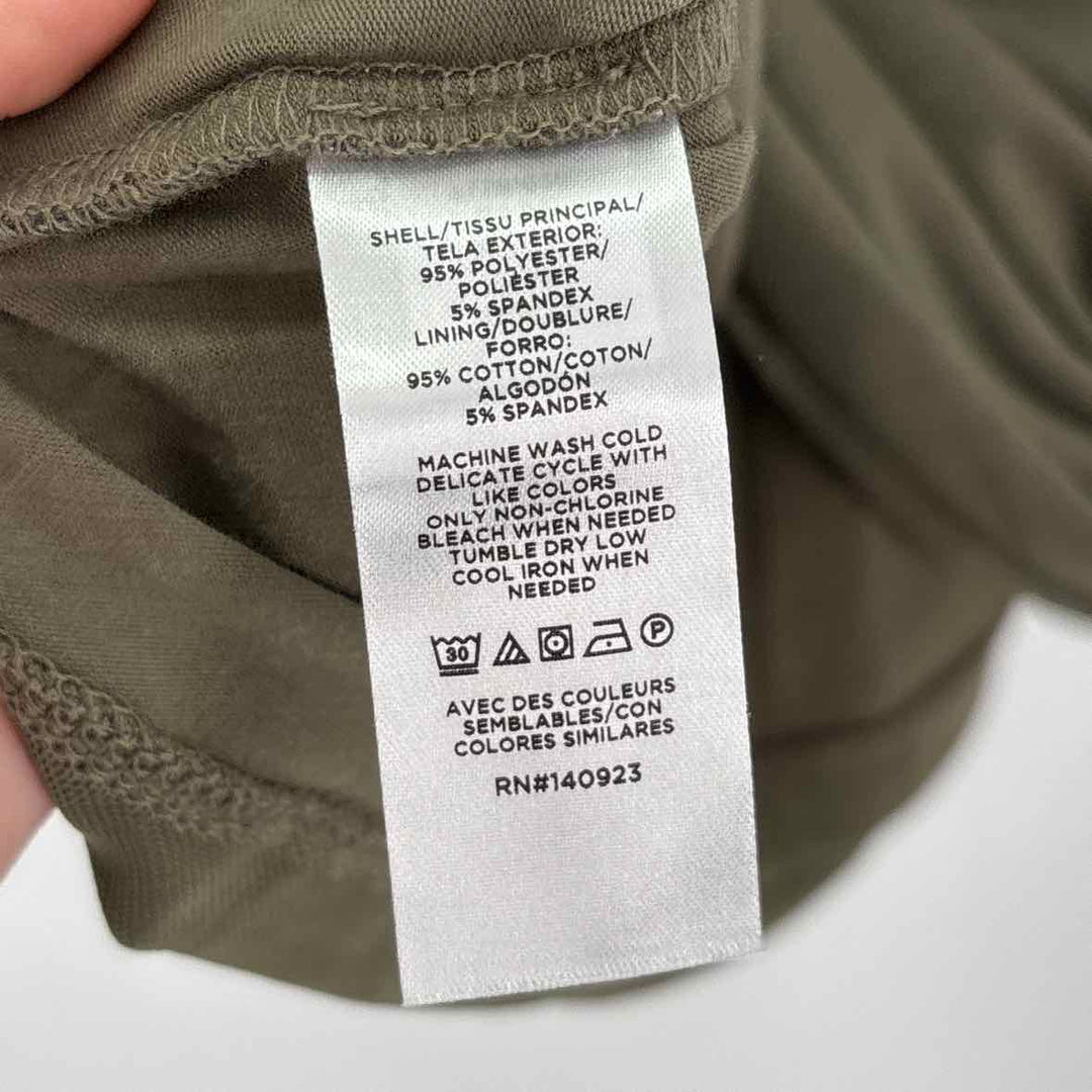 Size L LOFT Olive Mesh Shirt
