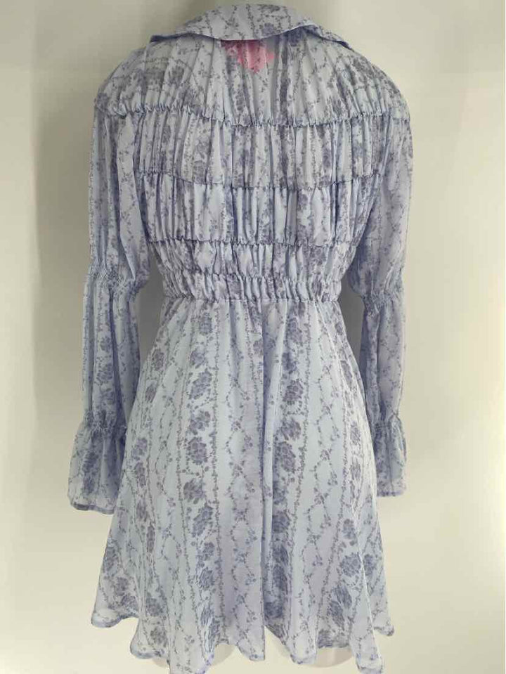 Size S KIMCHI & BLUE Blue Print Dress