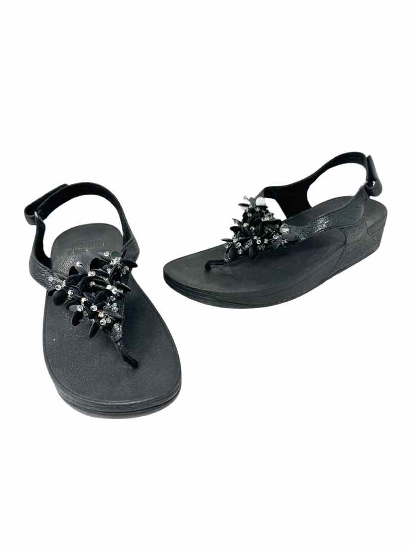 Shoe Size 9 FITFLOP Black Sandals