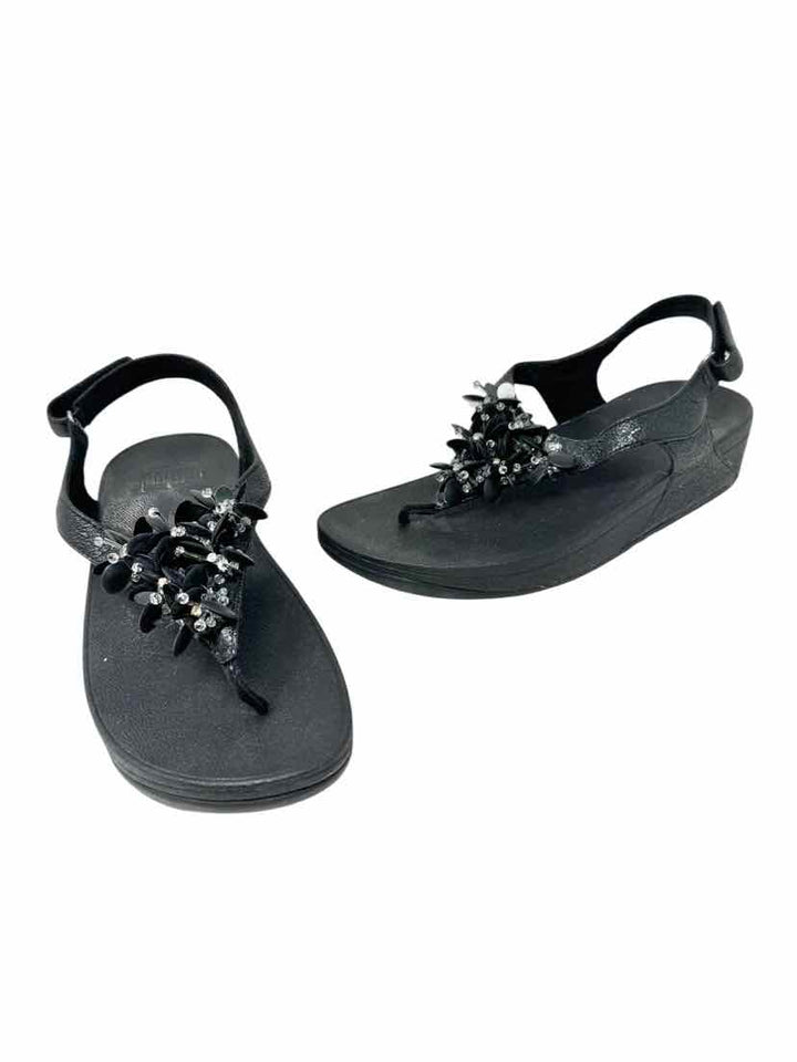 Shoe Size 9 FITFLOP Black Sandals