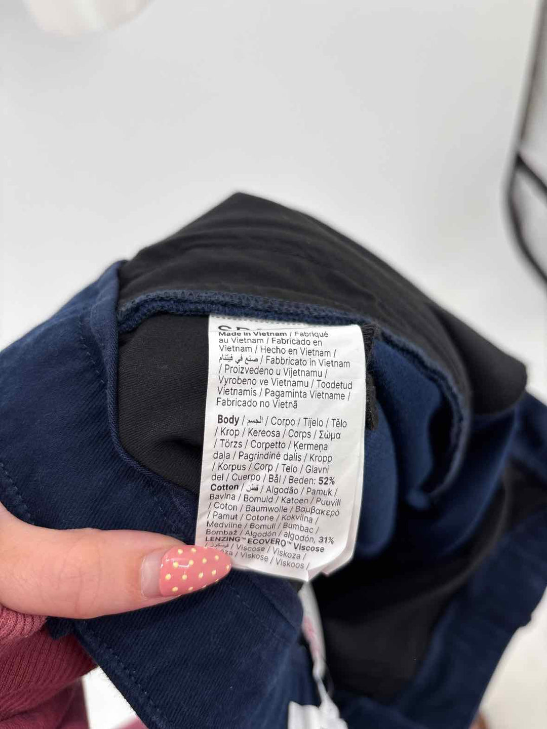 Size M SPANX Navy Shorts