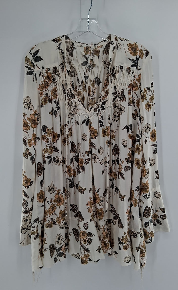 Size M FREE PEOPLE Cream Shirt