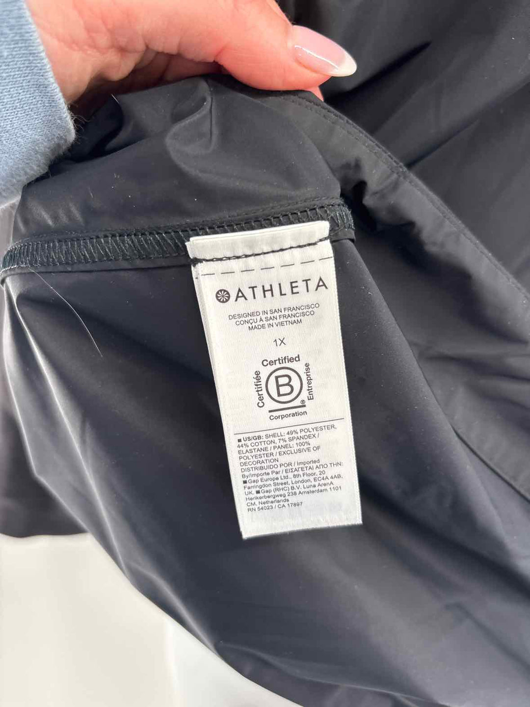 Size 1X Athleta Black Jacket