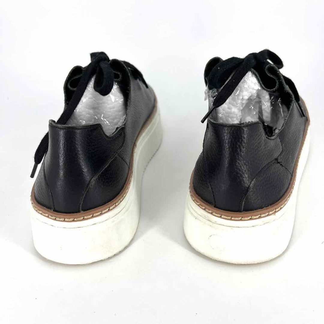 Shoe Size 9 Vince Camuto Black Leather Sneakers