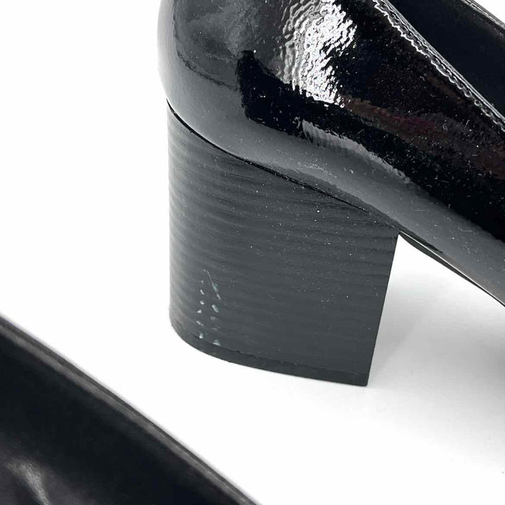 Shoe Size 9 Kenneth Cole Black PATENT Loafers