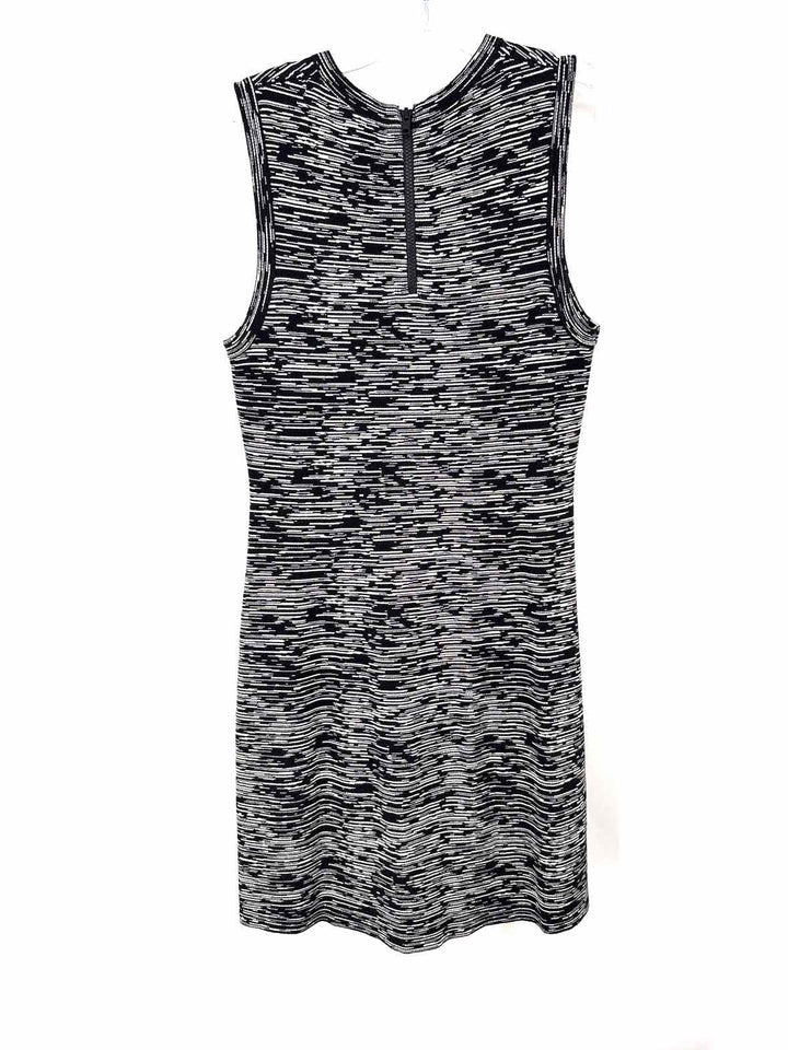 Size S THEORY Black/White Dress