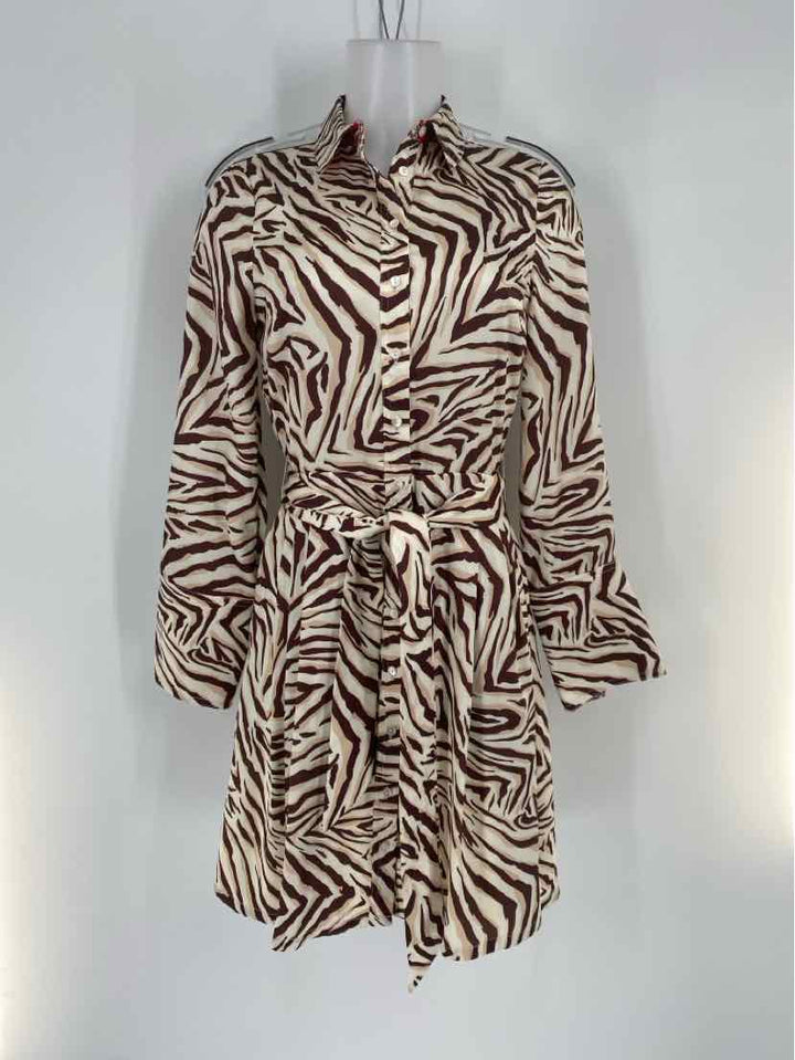 Size 2 JULIE BROWN Multi-Color Dress