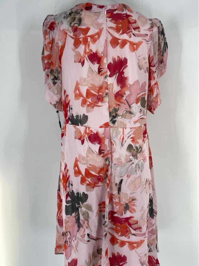 Size 16 Calvin Klein PINK PRINT Dress
