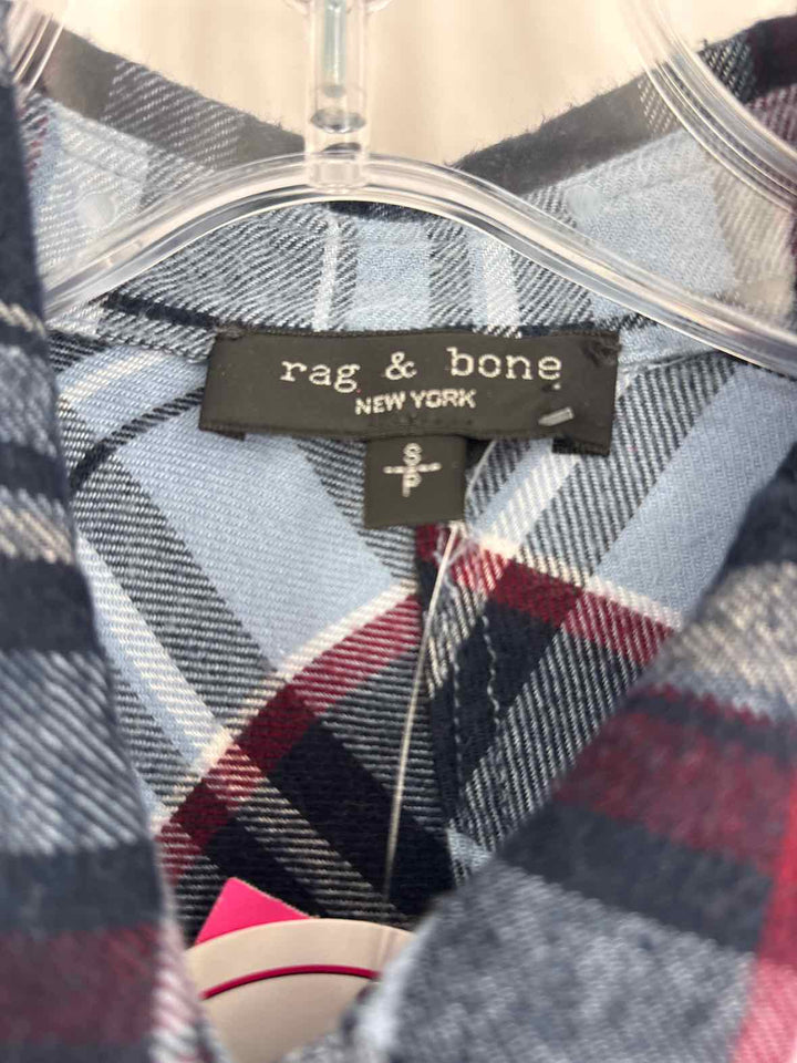 Size S RAG & BONE Blue Shirt