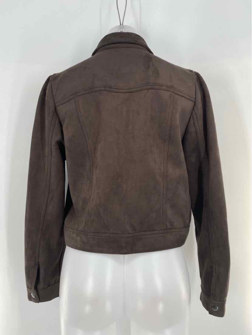 Size XL KUT Brown Suede Jacket