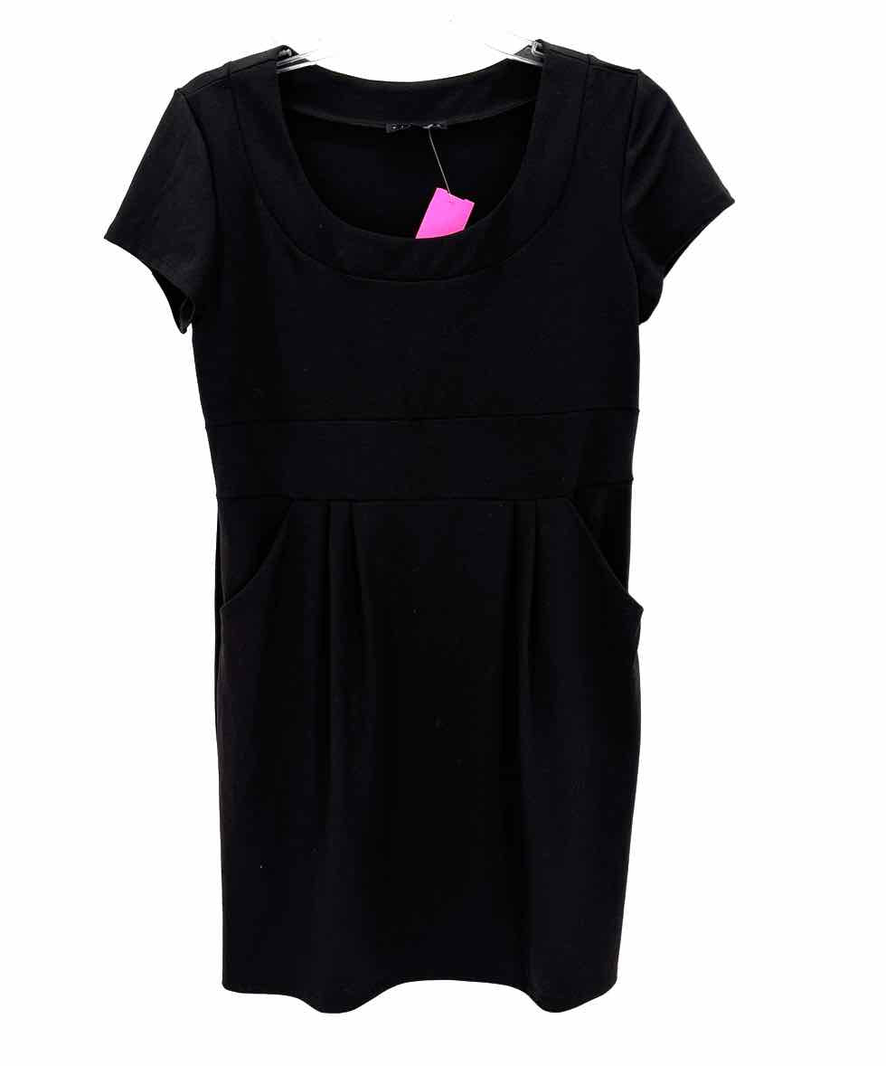 Size L TIANA B Black Dress