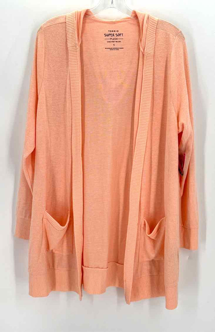 Size 1X Torrid Orange Knit Sweater