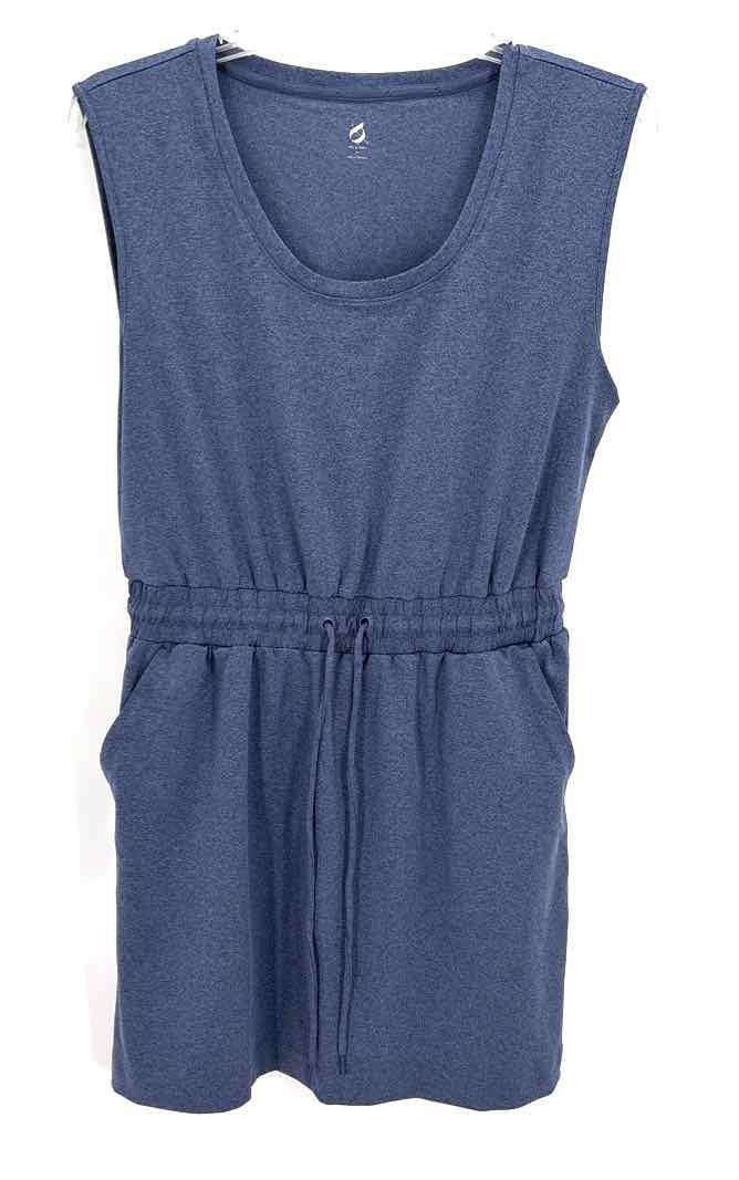 Size M LOU & GREY Blue Dress