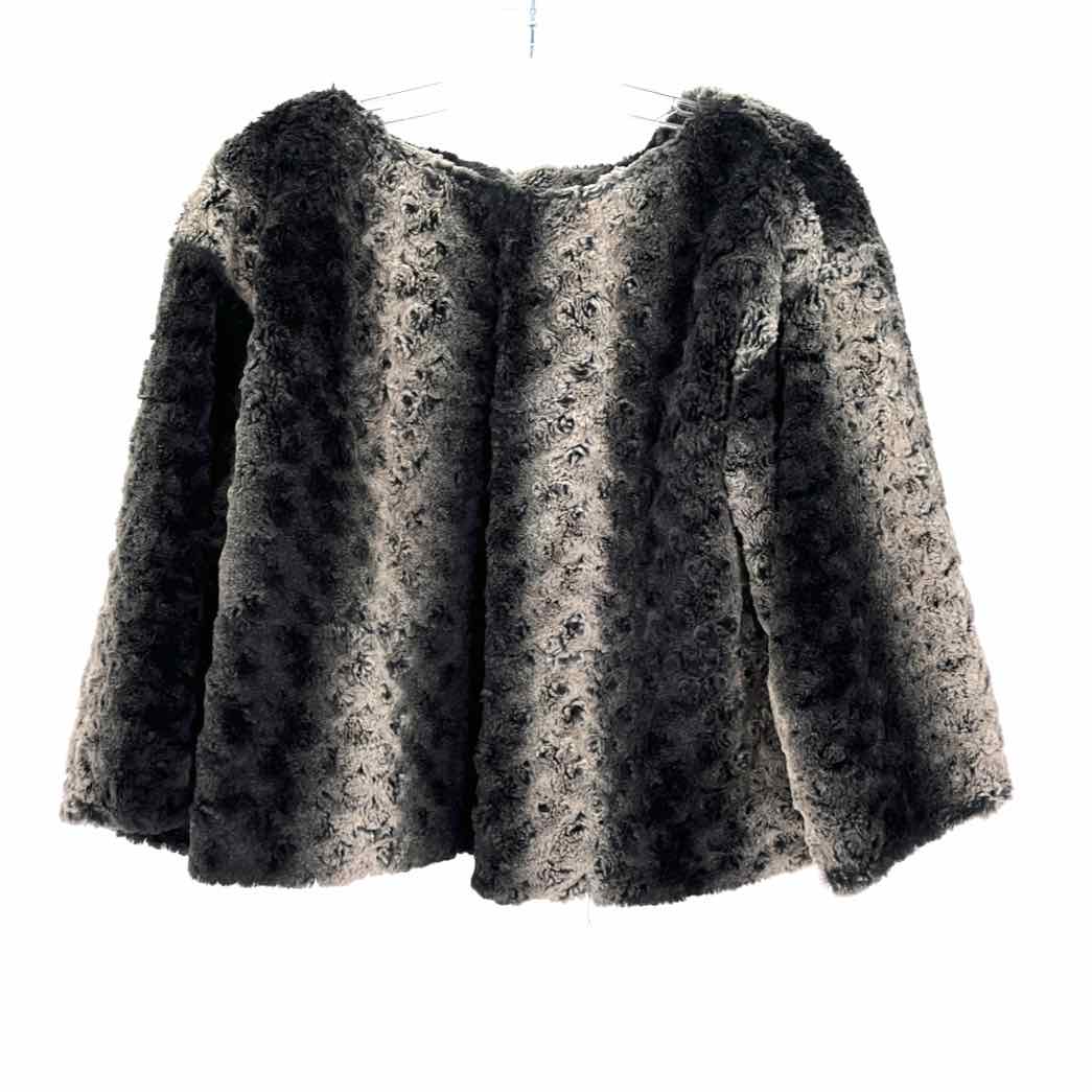 Size 14 ADRIENNE VITTADINI Multi-Color Faux Leather Jacket