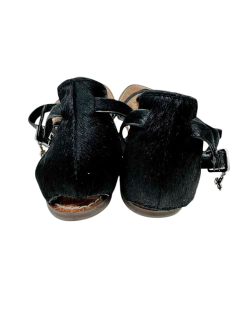 Shoe Size 8 Sam Edeleman Black Suede Sandals