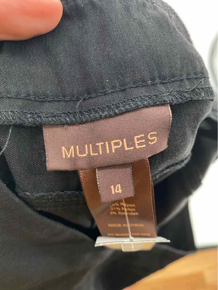 Size 14 MULTIPLES Black Pants