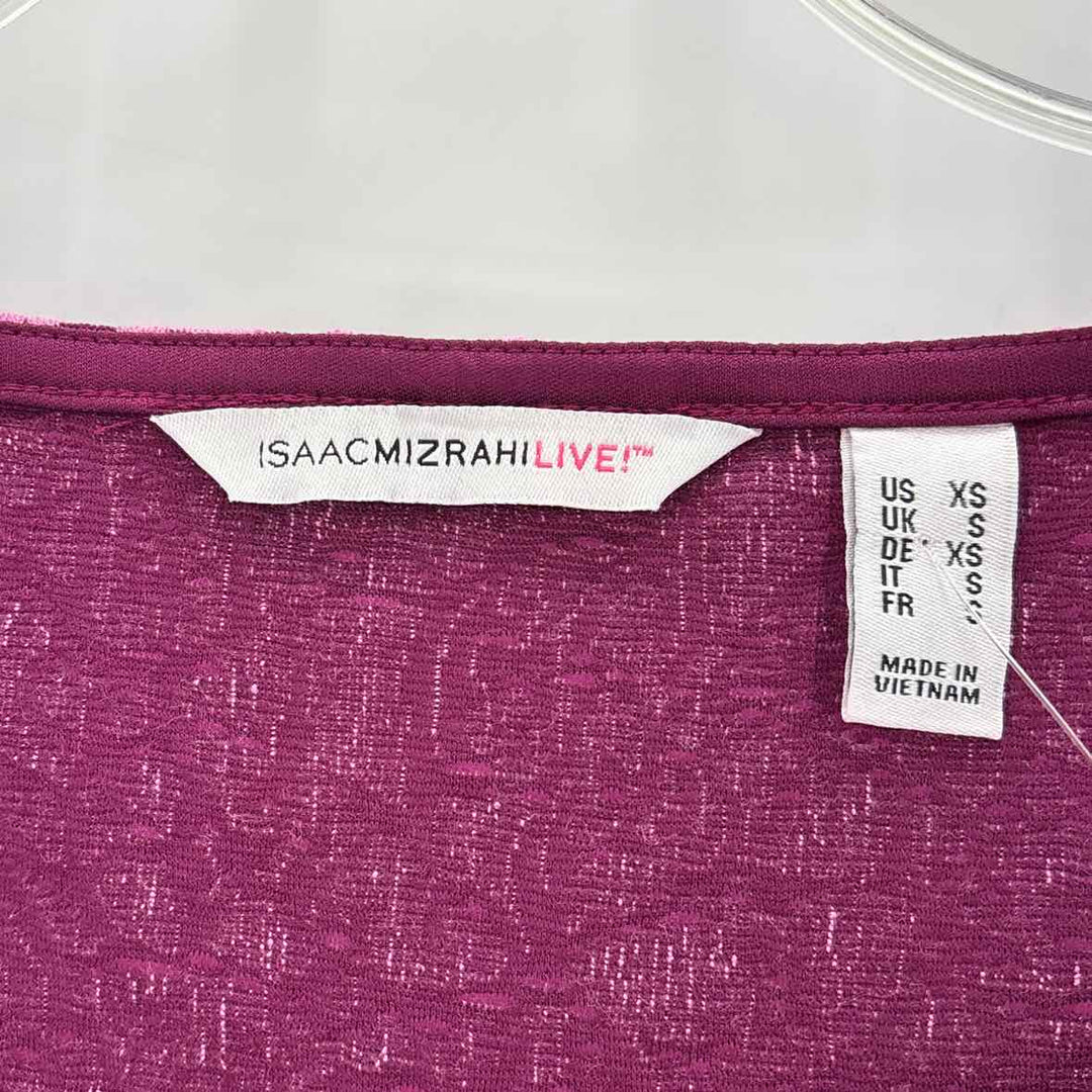 Size XS ISAAC MIZRAHI Pink Dress