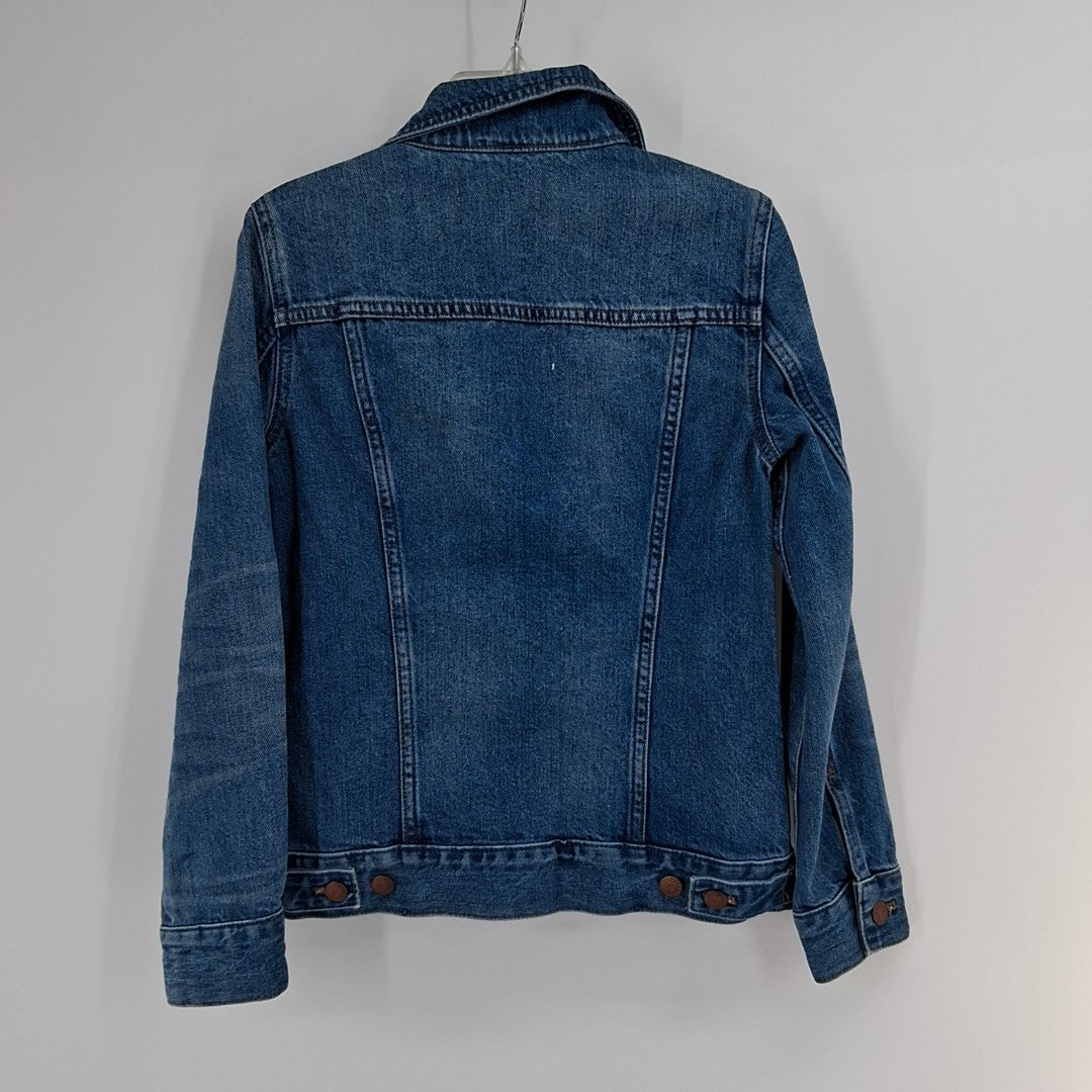Size XXS MADEWELL Blue Denim Jacket