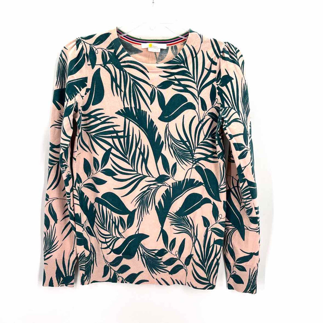 Size XS Boden PINK PRINT Sweater