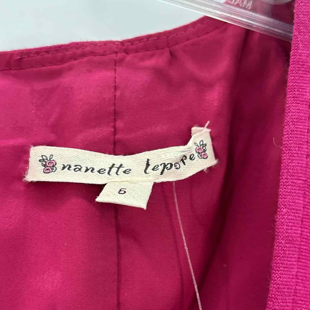 Size 6 NANETTE LEPORE Fuschia Dress