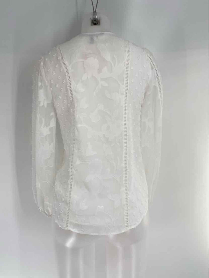 Size XXS White House Black Market White Shirt